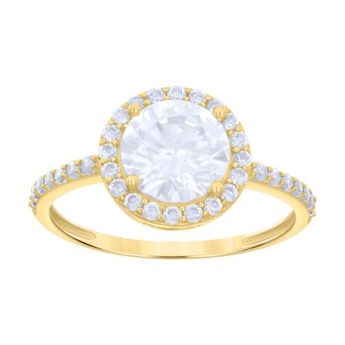10Kt Gold Cz Ring